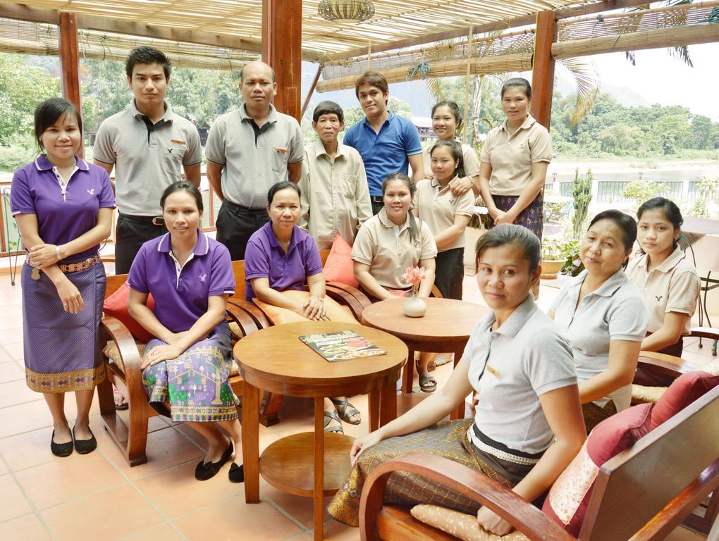 Villa Nam Song Vang Vieng Eksteriør bilde