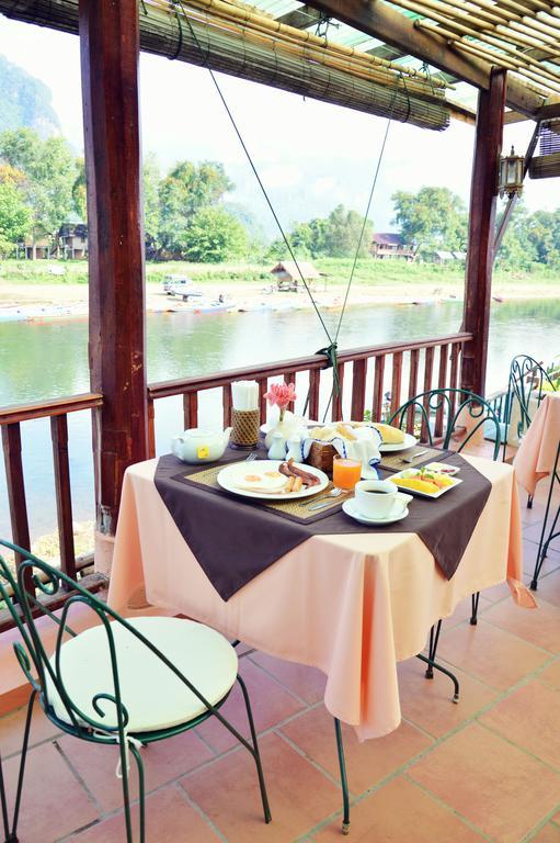Villa Nam Song Vang Vieng Eksteriør bilde
